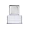 Global Furniture Usa Modern  High Gloss Ylime Smooth White Mirror With Led 2478 - alternate 4